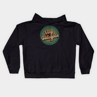 Circle Retro Vintage Rory Gallagher Kids Hoodie